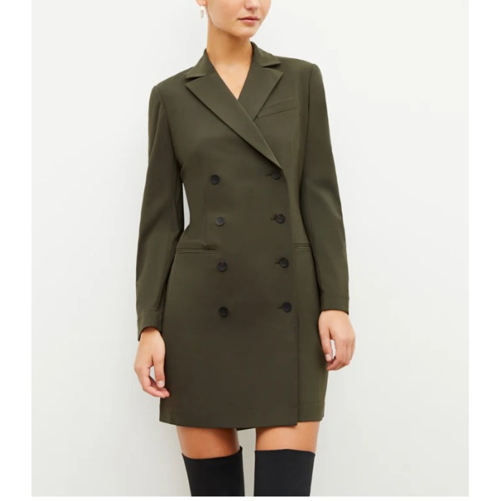 MM Lafleur - Gwynne Dress - Size 6 - Olive